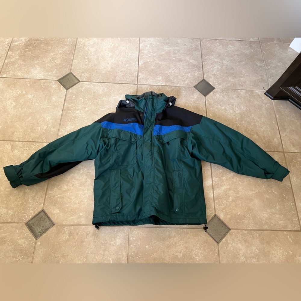 Columbia Men’s Boulder Ridge Ski Jacket with Windbreaker Attached Size Large